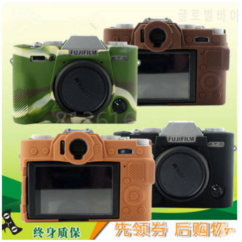 Nice Soft Silicone Rubber Camera Video Bag For FujiFilm Fuji X-T10 X-T20 XT10 Protective Body Cover Case Skin Digita lCamera Bag