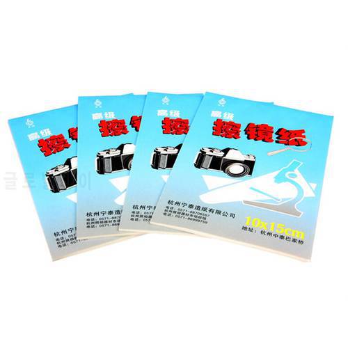 10piece Large size10*15cm 50 sheets DSLR Camera Lens Tissue Cleaning Paper
