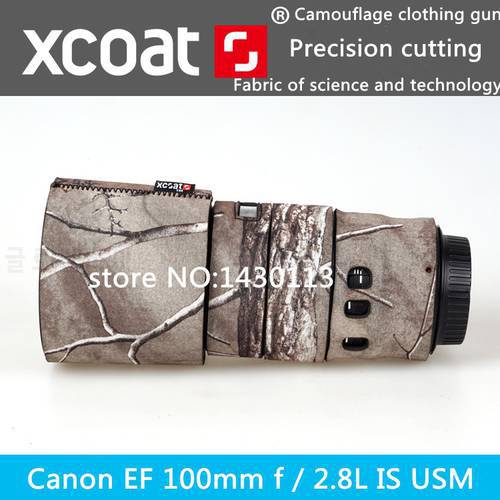For Canon lens protective case guns clothing EF 100mm f/2.8L IS USM lens SLR Lens Camo Protection Cover Jungle camouflage