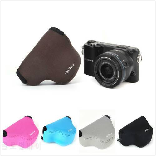 Neoprene Soft Triangle Camera Case Cover Bag Pouch for Samsung NX3000 NX2000 NX1000 Camera 20-50mm Lens