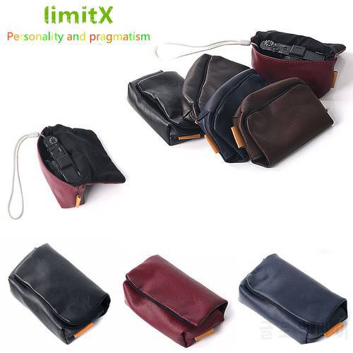 PU Leather Camera Case Bag for Canon Powershot G7X G9X Mark II III SX740 SX730 SX720 SX710 SX700 SX620 SX610 SX600 Olympus TG-5