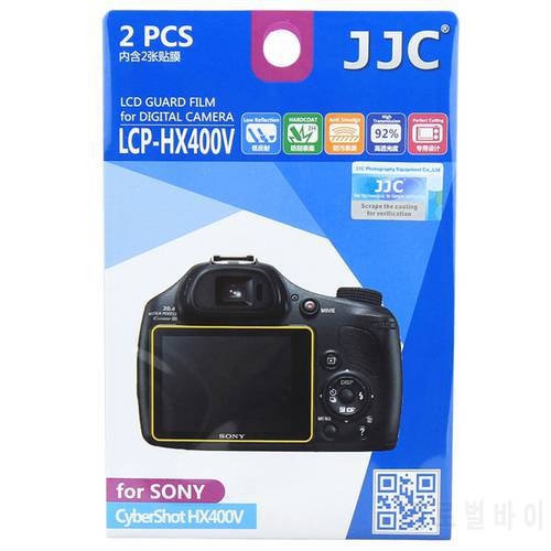 JJC LCP-HX400V LCD Guard Film Screen Protector For Sony CyberShot HX300/HX400V Dslr Monitor Display Protective Accessories