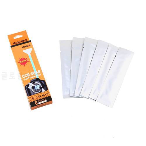 New 6 PCS CCD Sensor Cleaning Kit/Dry CMOS Cleaner Dry SWAB for Canon Nikon Sony Camera DSLR Cameras