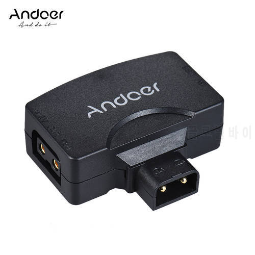 Andoer D-Tap to 5V USB Adapter Connector for V-Mount Camcorder Camera Battery for BMCC for iPhone iOS Android Smartphone Monitor
