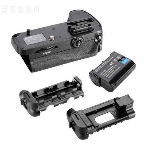 Vertical Battery Grip for Nikon D7200 D7100 with Rechargeable Li-ion Batteries as EN-EL15