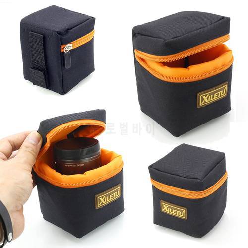 Mayitr Camera Bags For Canon Sony 1pc Portable DSLR Camera Lens Protector Waterproof Mirrorless Lens Pouch Case Bag