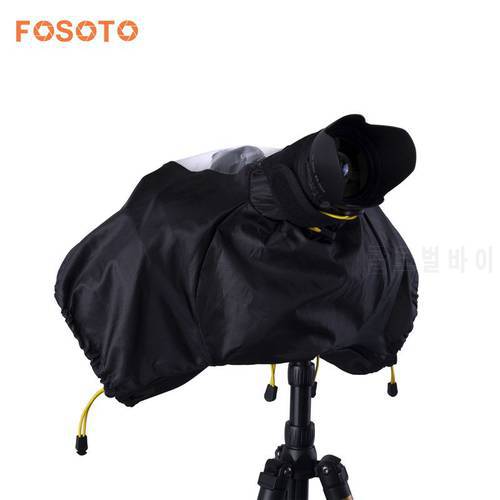 fosoto Camera Cover Waterproof Rainproof Rain Soft Bag Photo Professional Digital Case For Canon Nikon Pendax Sony DSLR Cameras