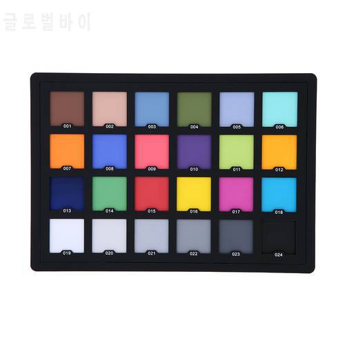 Andoer Professional 24 Color checker Palette Board Card Test for Superior Digital Color Correction for Balancing Photo Editing