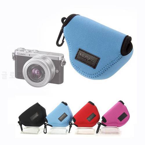 Neoprene Soft Camera Bag Case For Panasonic LUMIX DMC-GM1 GM2 GM5 with 12-32mm Lens Shockproof cover protective Pouch