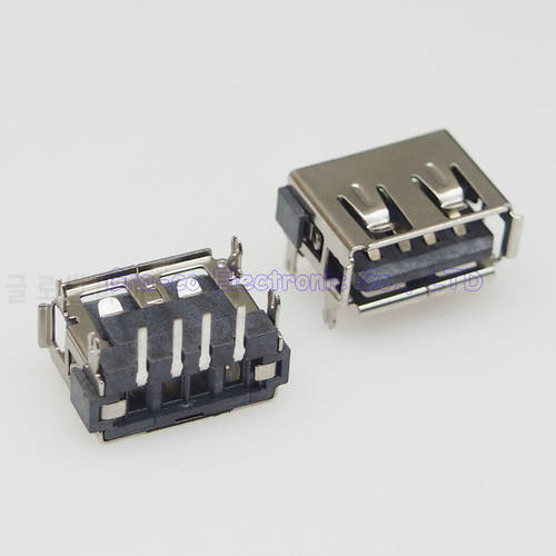 500pcs Short Type 10mm Reverse Port 2.0 USB Female Socket