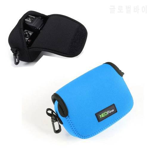 Neoprene Inner camera bag case for Canon powershot G5X MarkII G5XII G5X2 camera pouch protective cover with Carabiner