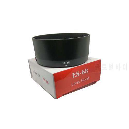 10pcs/lot New ES68 ES-68 Camera Lens Hood for Can&n-EOS EF 50mm f/1.8 STM 49mm lens protector with package box