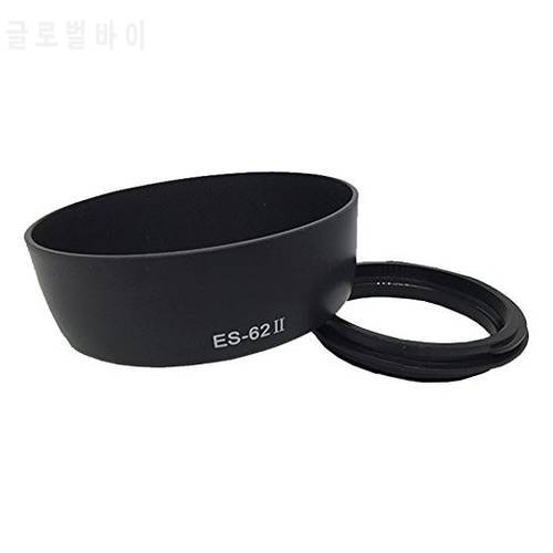 1pcs ES62 ES-62II Lens Hood for Canon EOS EF 50mm f/1.8 II Lens Twist Lock Camera 50-1.8II Lens Hoods