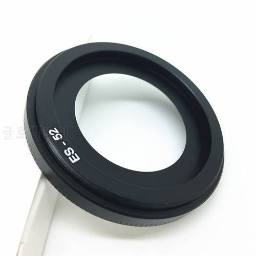 1pcs ES-52 Metal Lens Hood Shade for Canon EF 40mm EF f/2.8 STM Pancake 52mm REPLACE CANON ES-52