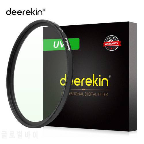 Deerekin 55mm SLIM UV Filter Lens Protector Filter for Nikon AF-P 18-55mm D3400 D5600 D5300 D3300 D5500 Sony 16-70/f4