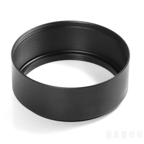 Universal 49mm Screw-in Mount Metal Tele Lens Filter Thread Hood for Canon Sony Pentax DSLR Camera