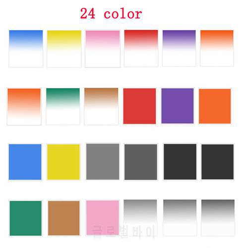 square Filters full color filters / Graduated color filers for Cokin P