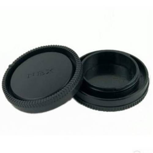 10 Pairs camera Body cap + Rear Lens Cap for NEX-6 NEX-7 NEX5R NEX3E DSLR