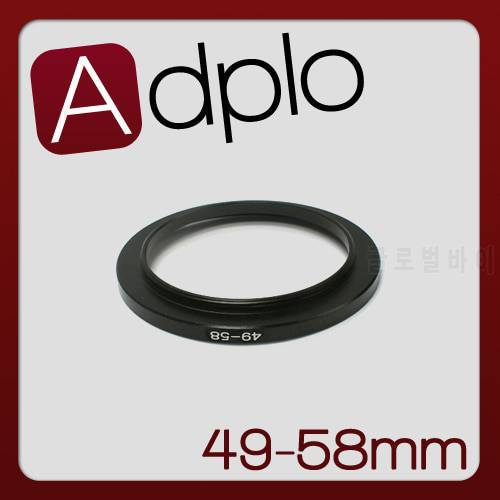 49-58 MM 49MM to 58MM Step Up Ring Filter Adapter