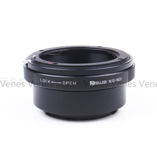 Venes for AI G-NEX, Lens Adapter Suit For Nikon F Mount G Lens to Suit for Sony E Mount NEX Camera