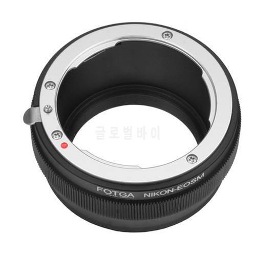 Fotga Adapter for Canon EOSM EF-M M M2 M3 Camera to Nikon F AI AIS mount Lens