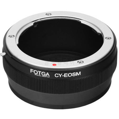 FOTGA Lens Adapter Ring for Canon EF-EOSM M2 M3 M100 Mirrorless Cameras to Contax Yashica C/Y CY Lens