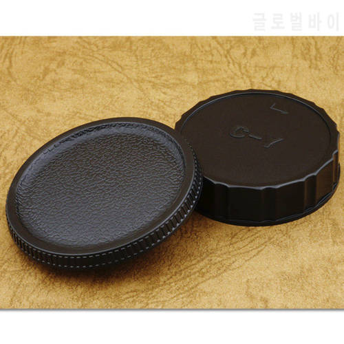 2 in 1 Body Caps + Rear Lens Cap Cover for Contax Yashica Camera CY RTS 139 137 FX-1 FR FX-D FX-3