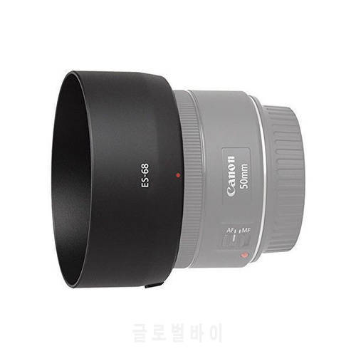 ES68 ES-68 Camera Lens Hood for Canon EOS EF 50mm F/1.8 for STM 49mm Lens Protector Camera Accessories