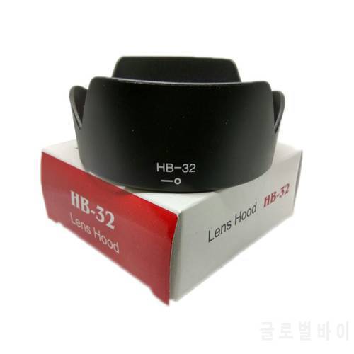 10pcs/lot HB-32 HB32 camera Bayonet Lens Hood for Nikon D7100 D90 D7000 18-105 18-135 18-140 67mm lens with package box