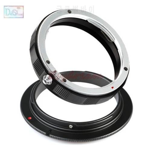 EOS-58mm Reverse Macro Ring Adapter + 58mm Rear Lens Protection Filter Ring For Canon EOS EF EF-S Mount