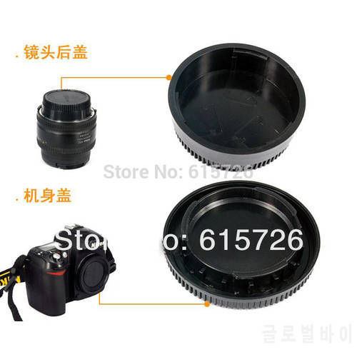 10 Pairs camera Body cap + Rear Lens Cap Hood Protector for nik&n SLR/DSLR with tracking number