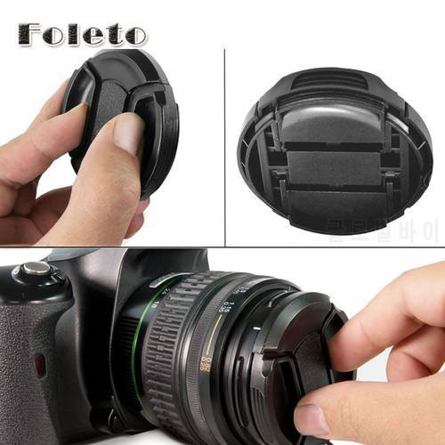49 52 55 58 62 67 72 77 82mm Snap-On Front Lens Cap/Cover for Canon Nikon sony pentax camera 500d 600d 1200d d5100d d90 d3100