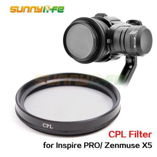 ZENMUSE X5 Camera Lens Filter CPL Filter Circular Polarizer Filter for DJI Inspire OSMO X5 Camera