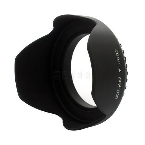 52mm Flower Lens Hood for Nikon D5500 D5300 D5200 D5100 D3300 D3200 With 18-55mm