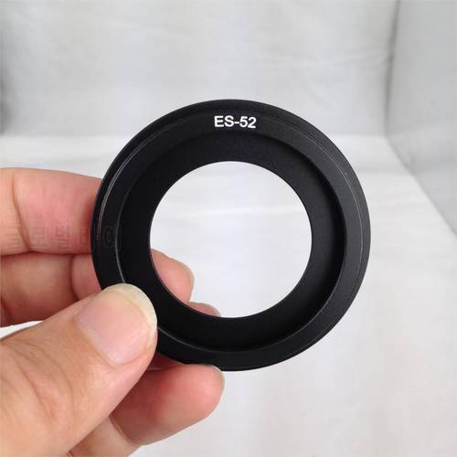 ES52 Metal Lens Hood Shade for Canon EF 40mm EF f/2.8 STM Pancake 52mm REPLACE CANON ES-52