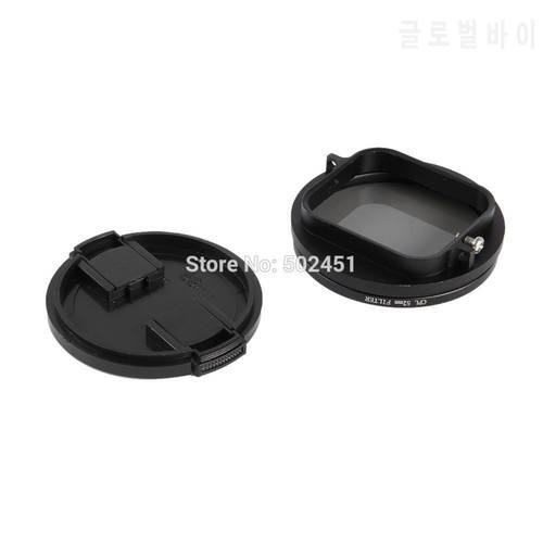 52mm 58mm CPL Filter Circular Polarizer Lens Filter Set Black for GO PRO GoPro Hero 3+ Camera accessories
