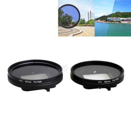For GoPro HERO5 Professional 52MM Filter CPL Filter Lens Cap UV Filter Hex Spanner for Go Pro Hero 5 Action Camera Accessories