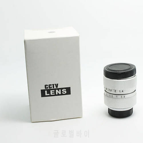 FUJIAN 25mm f/1.4 c mount cctv f1.4 lens for micro 4/3 m4/3 nex GX1 OM-D 1 silver