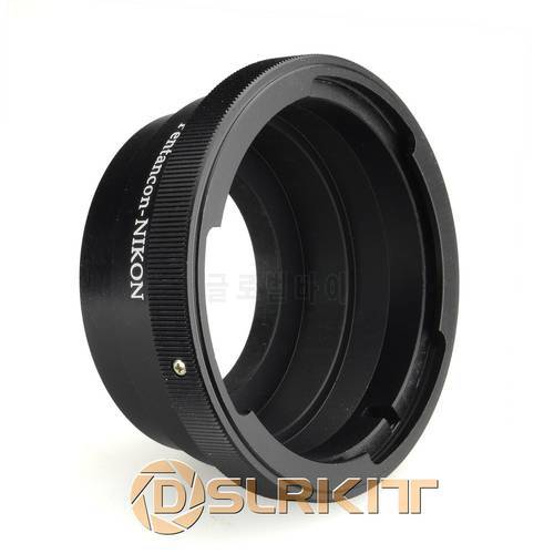 Lens Mount Adapter Ring for Pentacon 6/Kiev 60 Lens and Nikon AI F Mount Adapter D7100D D7000 D5100 D3200 D90