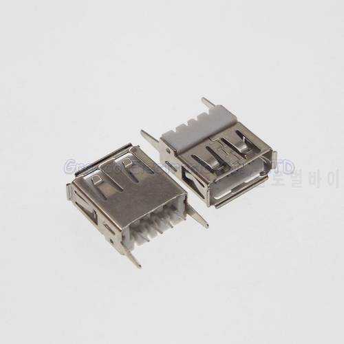 Commonly use USB interface 2.0 usb port connector 4pin 180 degree A type