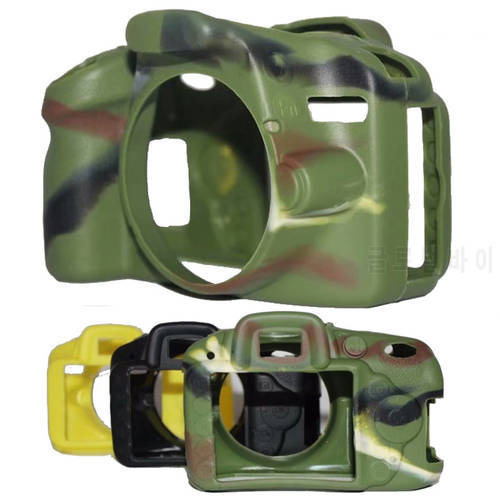 Soft Silicone Rubber Camera Protective Body Cover Case Bag Skin For Nikon D3100 D3200 Camera Accessories