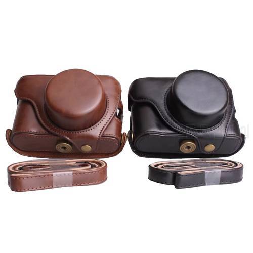PU Leather Case Cover for Fujifilm Fuji X100F X100T Finepix X100S X100 Camera bag With Shoulder strap