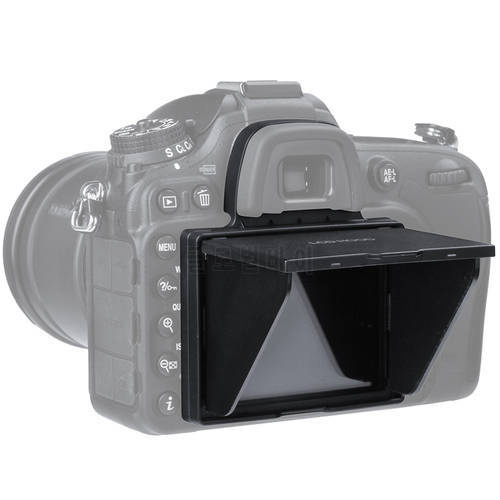 LCD Screen Protector Pop-up sun Shade lcd Hood Shield Cover for Nikon D4 D4S D5 D500 D600 D610 D750 D800 D850 D7100 D7200 D7500