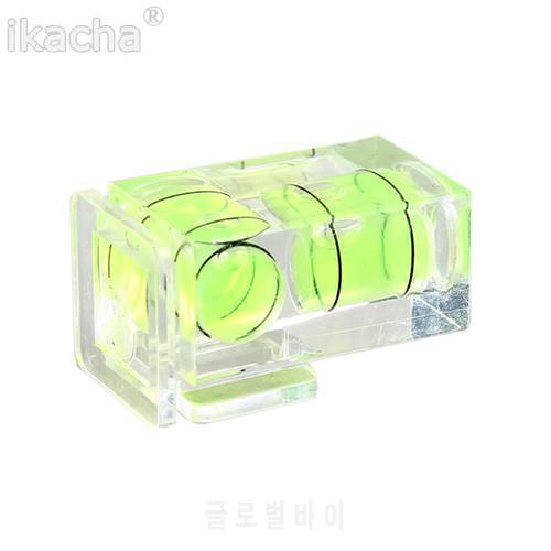 Hot 2 Axis Bubble Spirit Level Gradienter Camera Flash Hot Shoe For Canon For Nikon For Sony Universal DSLR Camera Photography