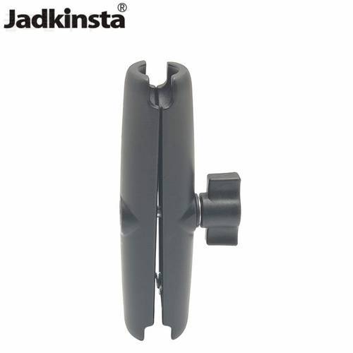 Jadkinsta Aluminium Alloy Arm 6cm 9cm 15cm Double Socket Arm with 1 inch Ball Base Mount Motorcycle Camera Extension Arm