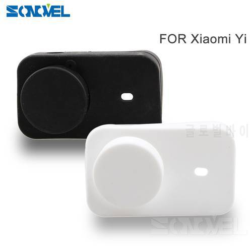 For Xiaomi yi 4K plus Accessories Rubber Silicone Camera Case with Lens Protection Cap for Yi Xiaomi 2 4K Action Camera