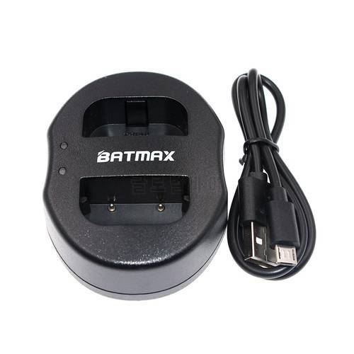 Batmax 1Pc NB-2L Dual USB Charger for Canon PowerShot G9 G7 S80NB 2L NB2L for NB-2LH NB-2L12 NB-2L14 BP-2L24H EOS 350D 400D