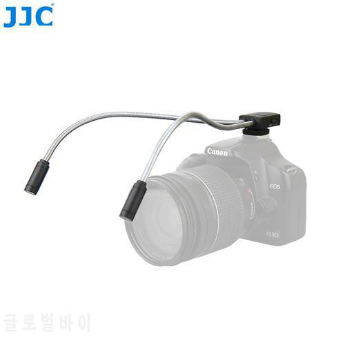 JJC Macro LED Arm Lamp Flash Light Speedlight for Canon Sony Nikon Fuji DSLR Camera Accessories, Installation via Hot Shoe Mount