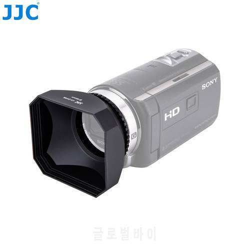 JJC Camcorder DV Screw Hood 30/37/43/46/58mm Video Lens Hood For Canon LEGRIA HF R806/R86/Sony HDR-CX680/Panasonic/JVC