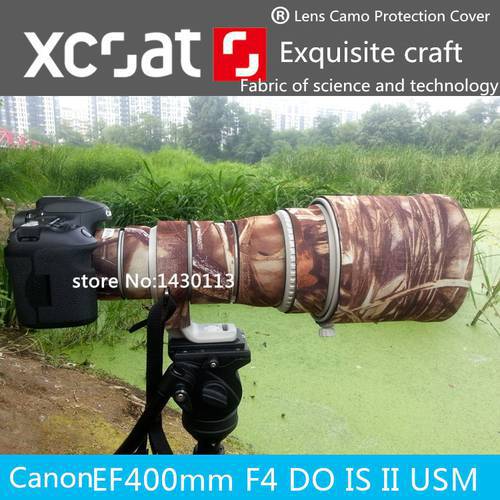For Canon lens protective case guns clothing EF400mm f/4 DO IS II USM SLR Lens Camo Protection Cover Camera Lens Coat Camouflage